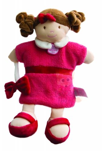  marionnette personnage poupée framboise noeud rouge rose marron 